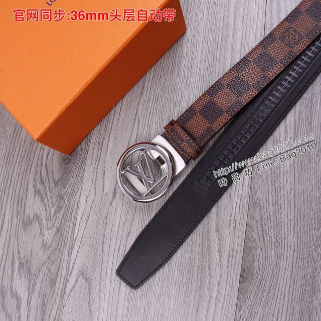 LV爆款男士皮帶 路易威登經典自動平滑款腰帶  jjp2206